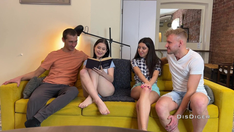 Dis Diger: Our Girls Blindfolded Us and Swapped Places - Swingers Party