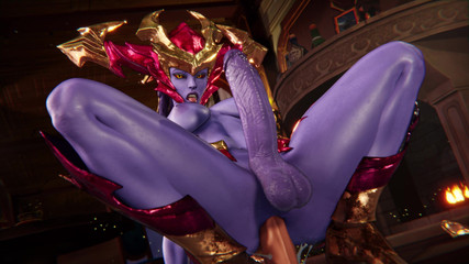 Futa Fantasy 3D: 3D Futanari Shyvana Lol Anal Dildo Fuck and Cumshot