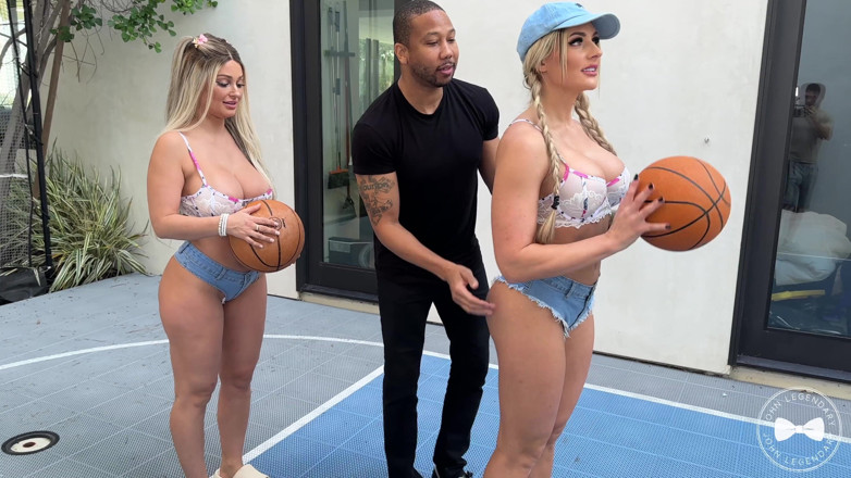 John Legendary: Busty Cheating Pawgs Fuck BBC Coach on Basketball Court