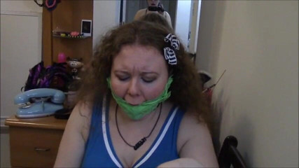 Selfgags classic: Mailed by my gag-loving stepsister!