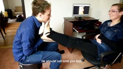 Czech Soles - Foot Fetish Content: Employee with Sexy Feet Being ...