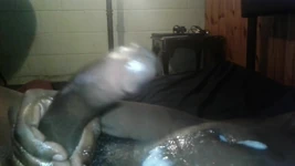 BBC Onani enorm svart kuk cumshot