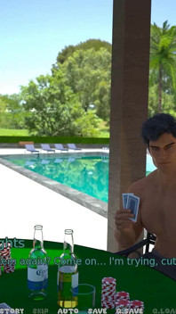 Soția mea italiană sexy: soțul joacă poker cu prietenii săi în timp ce soția lui sexy face parada în bikini - episodul 15