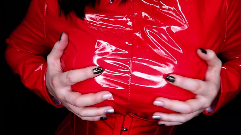 Goddess Misha Goldy: Red lipserizing with JOI