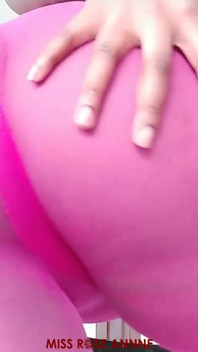 Your Dick Can't Resist Growth Under Your Pants When You See My Curves Stuck to This Pink Leggings