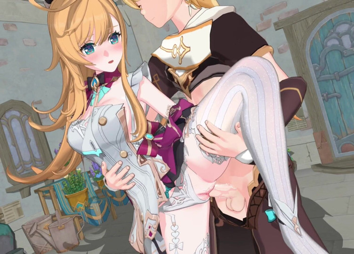 NSFWOtaku: Genshin Impact - dulce pastel de Escoffier y sexo lujurioso - animación...