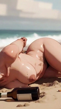 9 Months Pregnant Bound on Beach - Confused, Scared & Helpless
