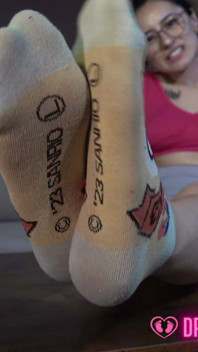 Les chaussettes après la gym d’Alessandra - Dreamgirls en chaussettes