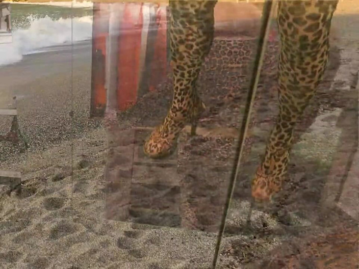 Mrs Samantha: Leopardí dáma šaty a striptýz