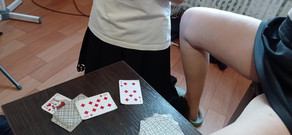 Lesbian-illusion: 我的邻居在卡上失去了她的女朋友