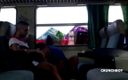 Home web camera: Webbkamera hemlighet i ett tåg, två pojkar knullar råa
