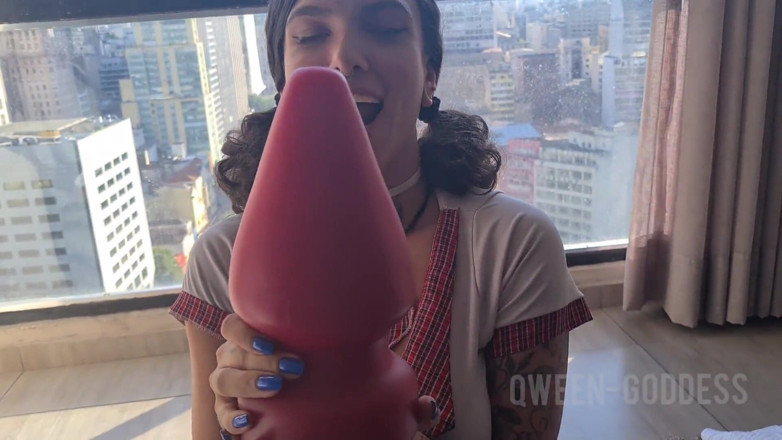 QweenSG: Babe Girl Anal Deep Fucking Training