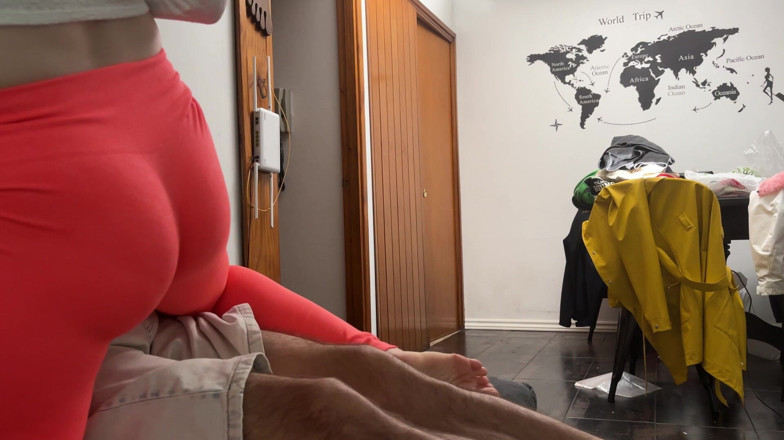 Spacenintenda: Jumping on Step Brother's Cock - Grinding Dry Hump