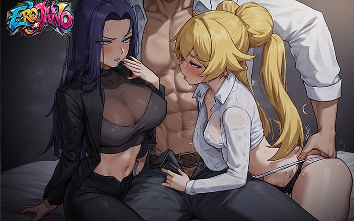 Erojano: 義理の妹サラが無理やり友達のところに行きます。