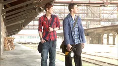 Jan met Kile, a tourist from Wales, at an old closed railway station