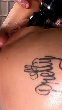 Atm, dobel penetasi, seks anal, muncrat sambil terikat slink