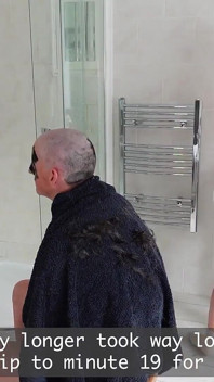 Wet Shaving My Slave's Head - Femdom Humiliation