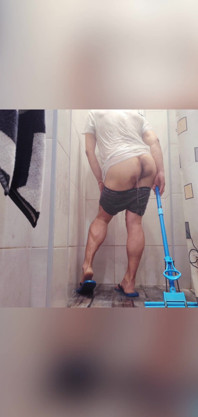 Beautiful Anal Cleaning in the Shower