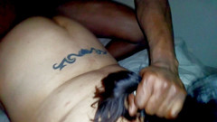 Real homemade BBW BBC porn: WildEnglishBBW BBC Nata4sex buší do mé kundičky drsné vlasy a...