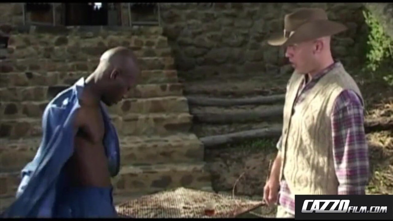 Cazzofilm: CAZZOfilm - White cowboy for hot black male