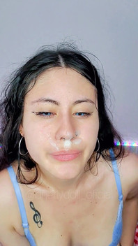 Hot Cum on My Horny Friend's Face