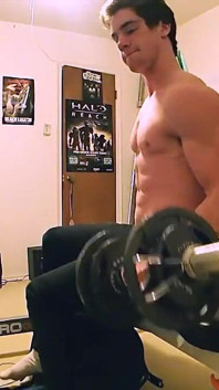 Uncut Naked Gymnast & Skater Eric Morning