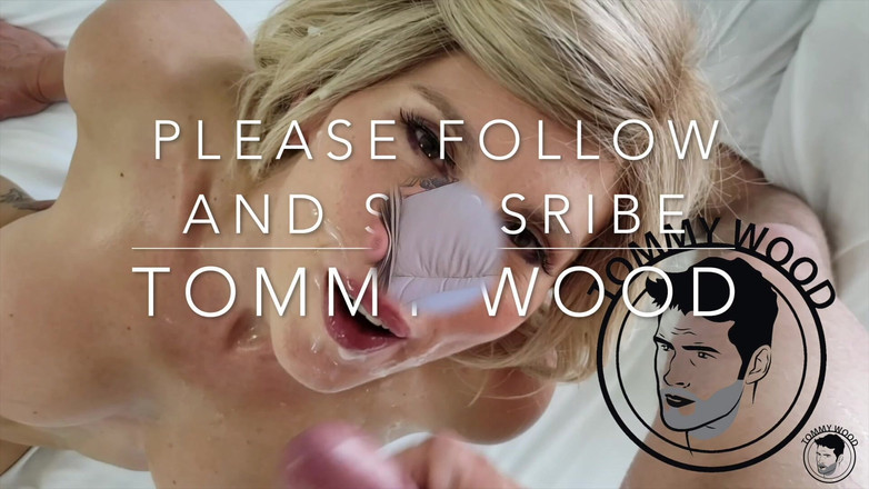 Tommy Wood XXX: Tetas grandes rubia bimbo follando en su sexy lencería roja...