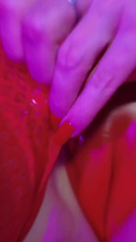 Red Rubber Femdom Mistress Solo Fetish Dominatrix Eva Latex BDSM Big Ass MILF Hot