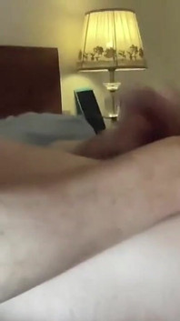 Little Dick Fast Jerk off with External Vibrator