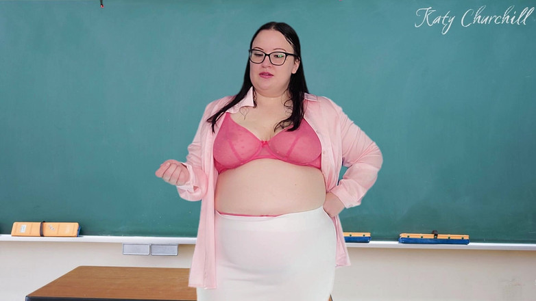 Katy Churchill: Teacher Teases Your Little Dick After Class