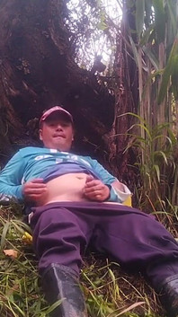 Hot Masturbate at the Bottom of My Garden