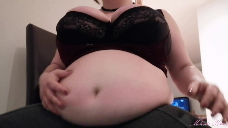 Melonie Kares: Doughnut stuffing and bloated belly play