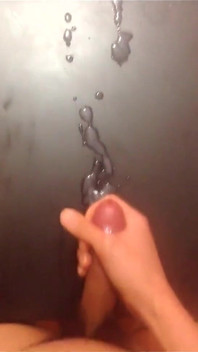 Sexy Twink Jerks off Slowly and Sensually His Hairy Cock. First Dry. Then with Oil. Finally the Gay Boy Moans and Ejaculates