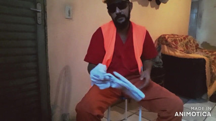 Stink HairyMale: Worker is smoking