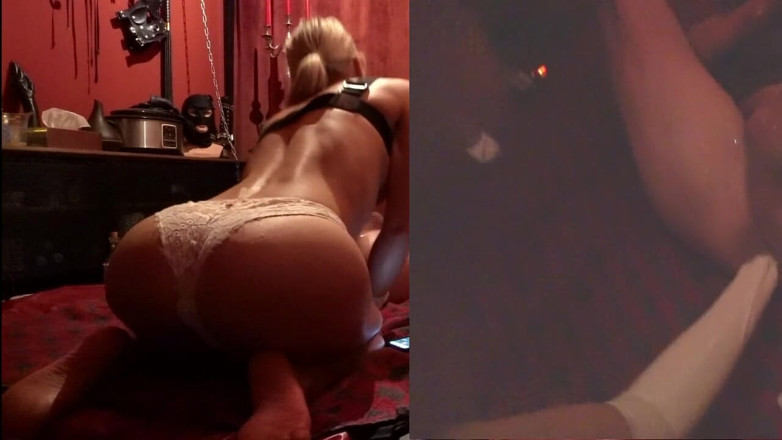 FISTINGQUEEN: Sert anal derin yumruk sokma bakış açısı bölünmüş ekran Adelina...