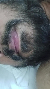 Indian Daddy Lying on the Bed Teasing and Posing for You