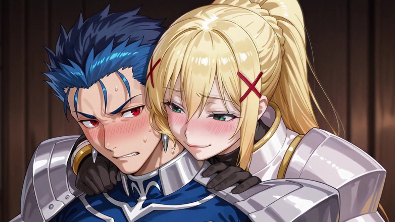 Prznai: Chulainn (fate) X Darkness (konosuba)