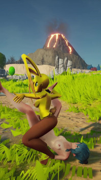 Králičí monster brusící žena (safír Safari V.23)
