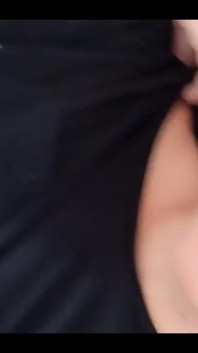 A Sneaky Sleepy One Boobie Flash