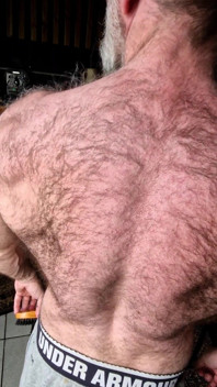 Hairy Muscle Back