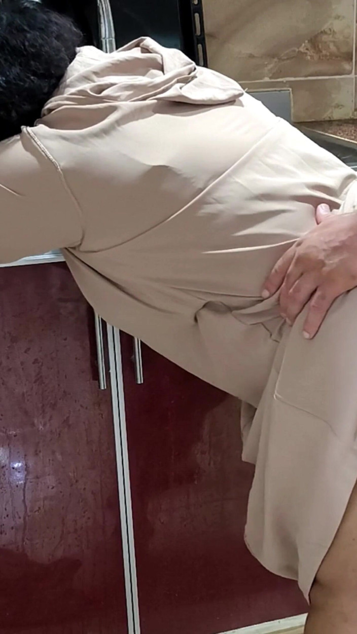 yousra egyptian bbw: Fick Stiefmutter Dicken Arsch in Der Küche, Heißer MILF-analsex