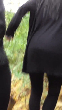 German Proll Doms Trample Old Slave Outdoor