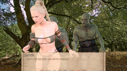 Visual Novels: Pengembaraan Alenjas bahagian 7 - orcs kongkek remaja elf hutan