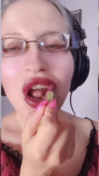 Comer asmr arándanos - asmr, anteojos, giganta