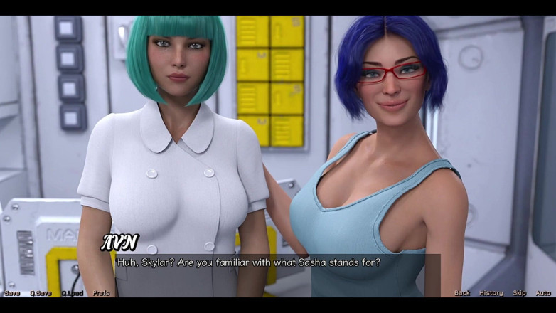 AVN Teller: Stranded in Space - Blue Haired MILF Want Threesome with Me &amp;...