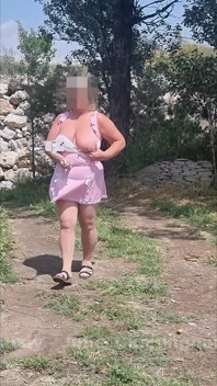 Watch Me Walking Through the Olive Groves in Spain with My Selfie Stick. I Pull My Tits Completely Out