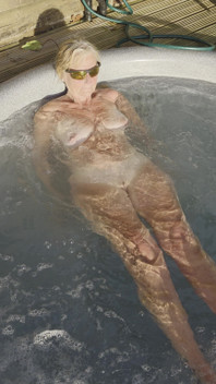 Naked in the Hot Tub