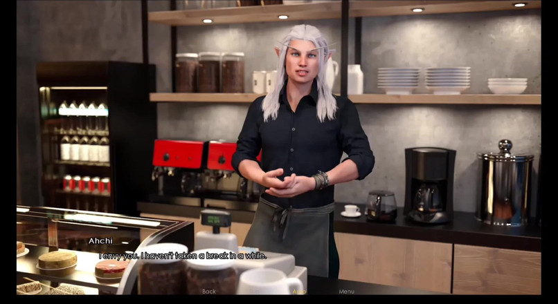 Johannes Gaming: 欲望学院#8：信心给了我按摩，阿黛尔在俱乐部几乎裸体