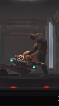 Sci-fi hardcore and a sexy cuffed hottie in the lab