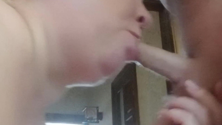Zona901: Blowjob from mature BBW milf and mouthful of cum #2